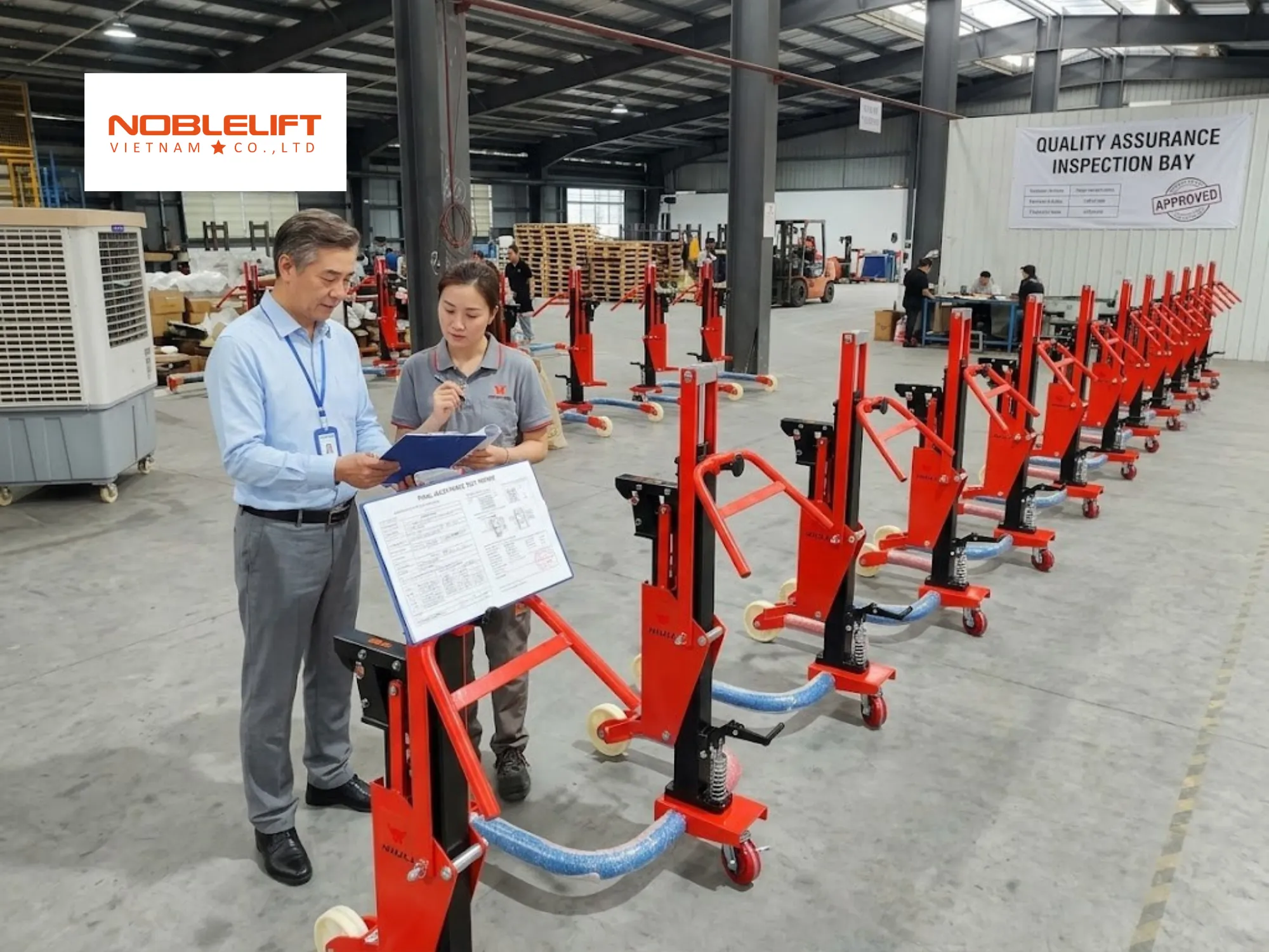 Hồ sơ nguồn gốc là tiêu chí nghiệm thu xe nâng đổ phuy tiên quyết theo ISO