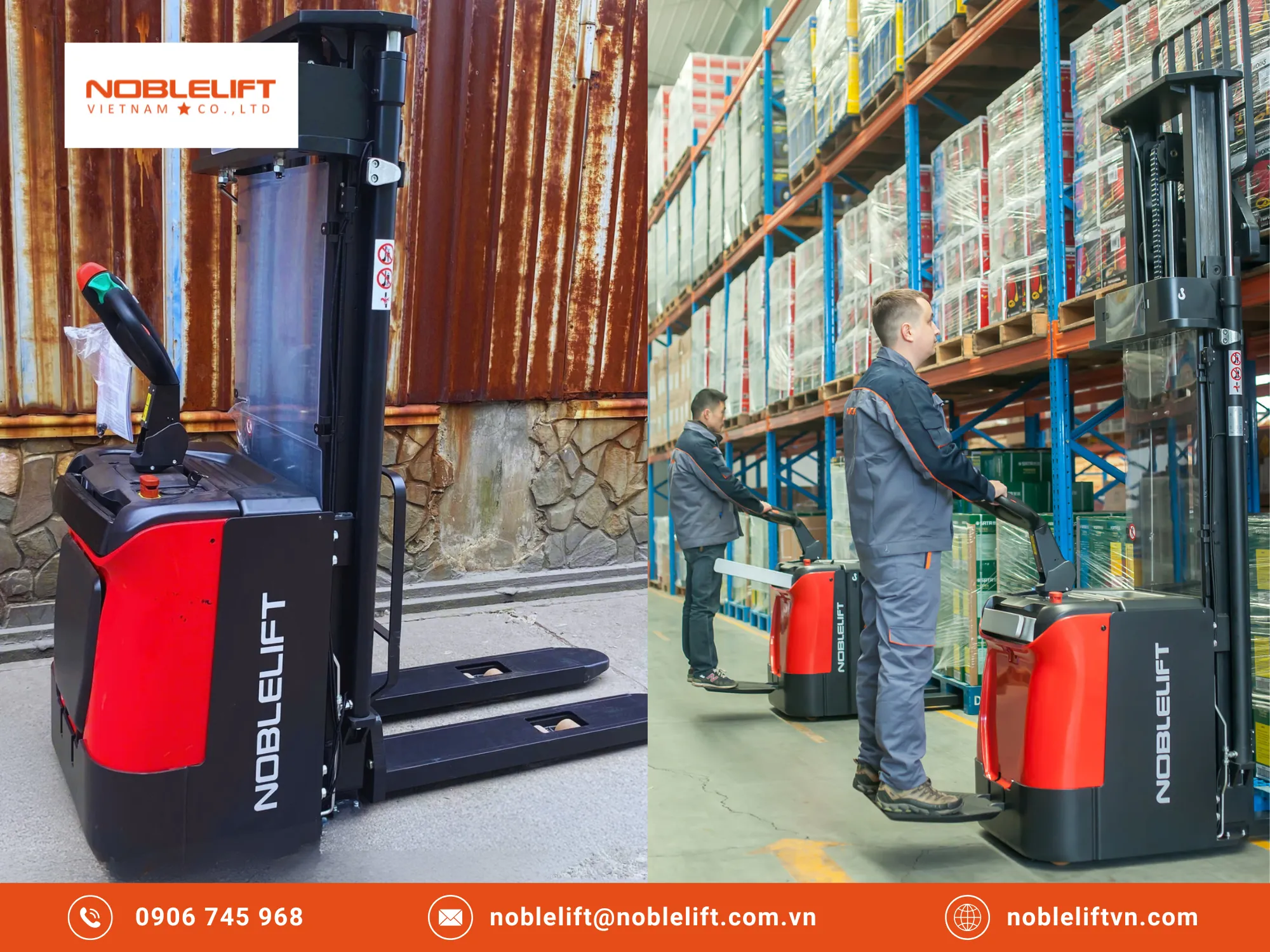 Xe nâng điện đứng lái có bệ đứng lái tốc độ cao: Phá vỡ giới hạn về thời gian luân chuyển pallet