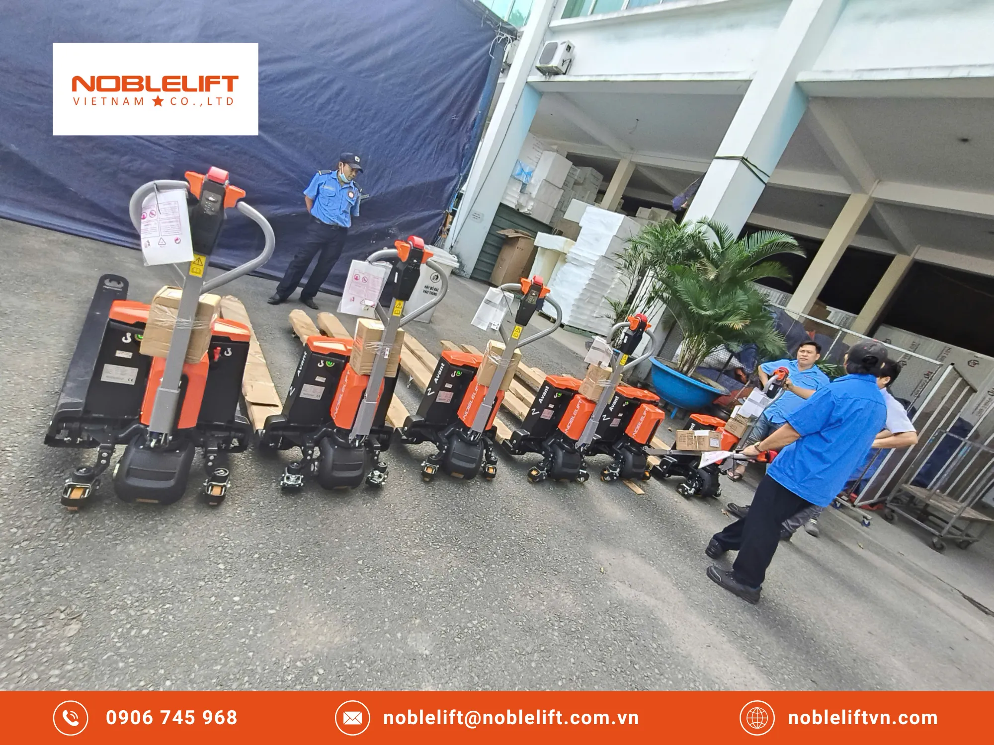 Liên hệ Noblelift Việt Nam để sở hữu xe nâng điện lithium chính hãng