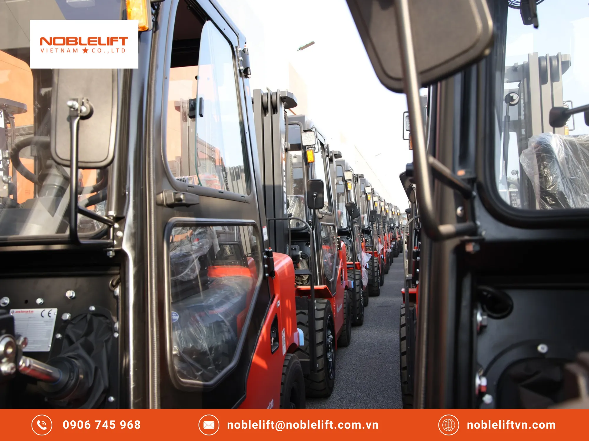 Tối ưu hiệu suất bốc xếp hàng hóa với xe nâng điện ngồi lái 2.5 tấn