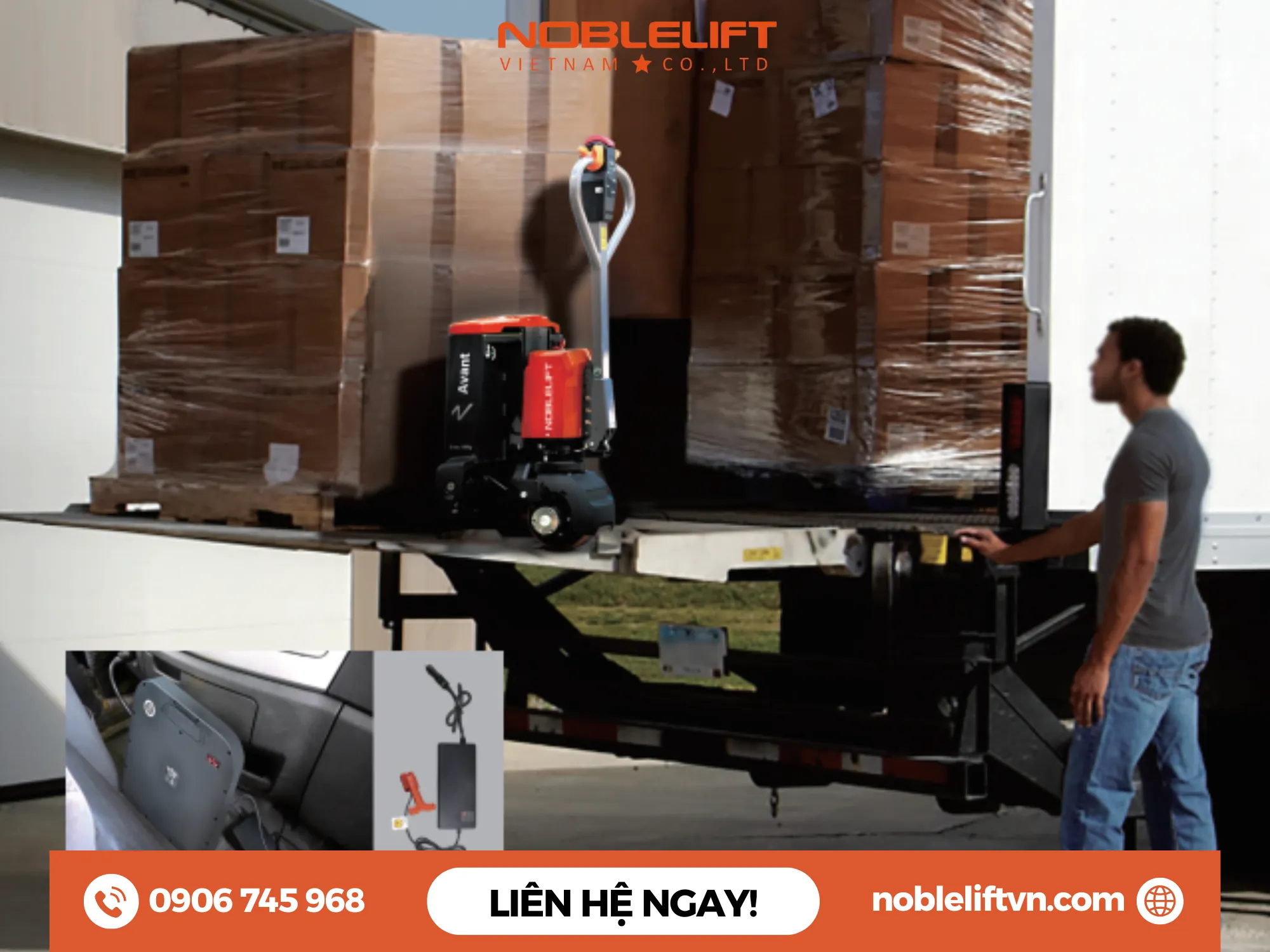 Vì sao nên chọn xe nâng điện thấp 1500kg PWB150 Noblelift càng rộng?