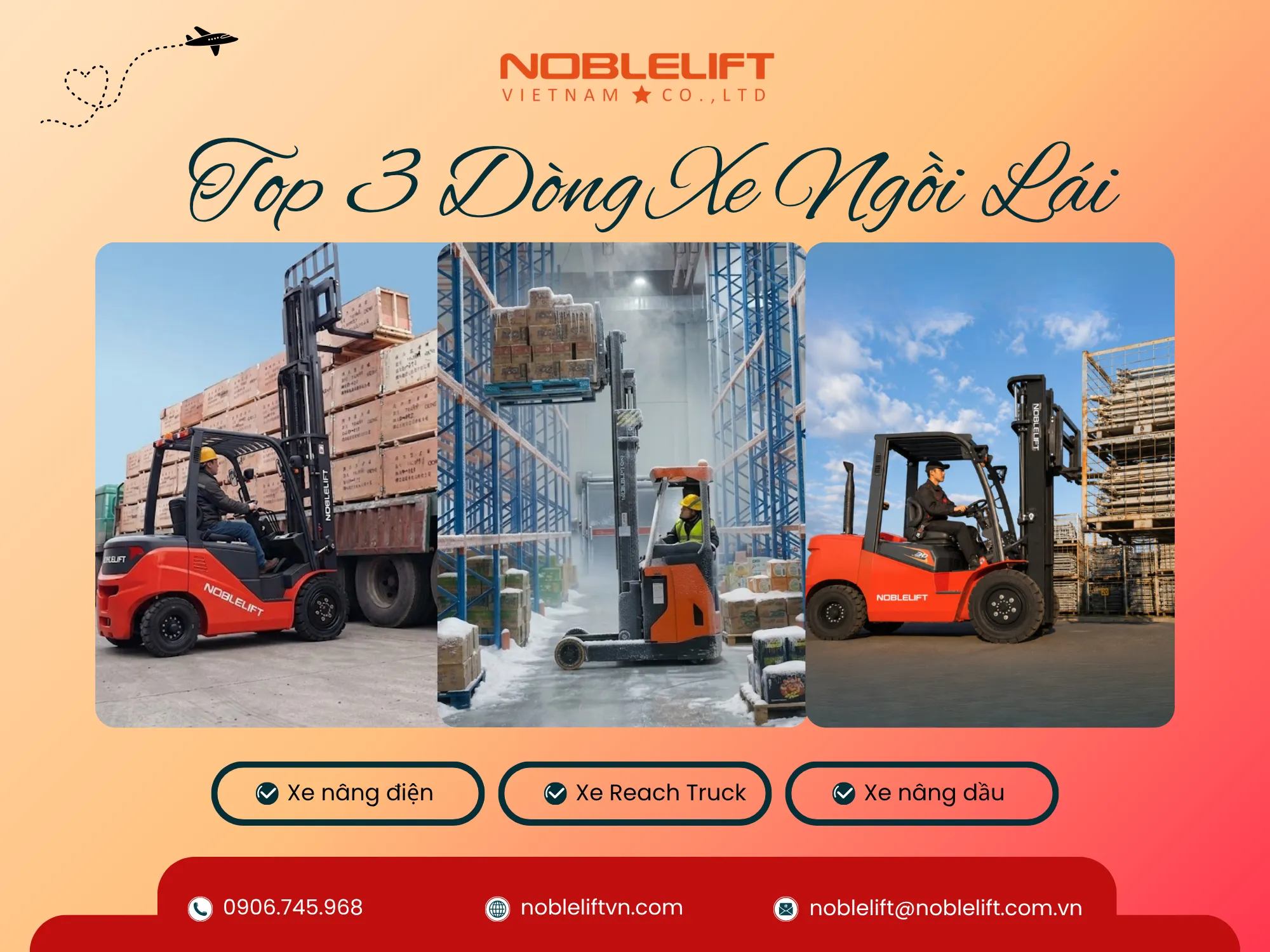 Top 3 dòng xe nâng ngồi lái trang bị hệ thống chống lật thông minh nhất