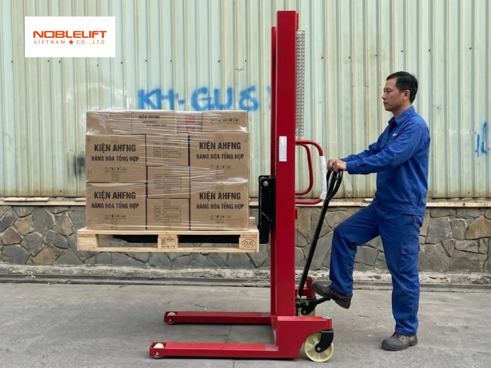 Tiết kiệm ngân sách nhờ xe nâng tay cao di chuyển bằng cơ siêu bền