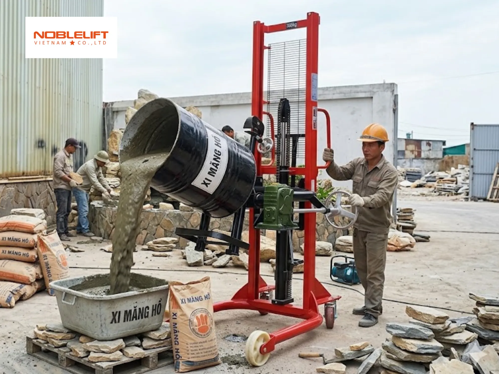 Tính linh hoạt của xe nâng tay cao di chuyển bằng cơ siêu bền