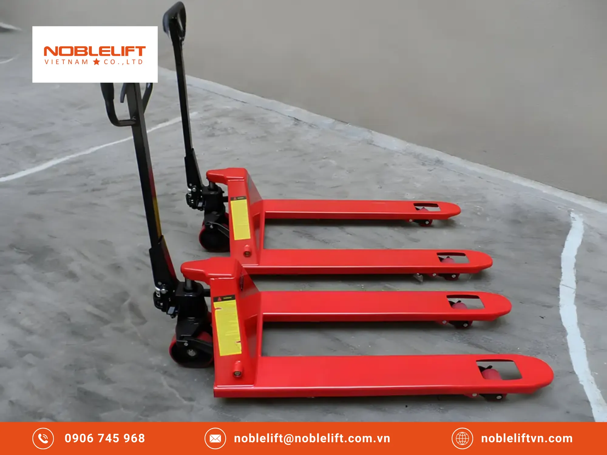 Liên hệ Noblelift Việt Nam để sở hữu xe nâng tay siêu thấp chất lượng nhất